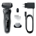 Braun pardel Shaver 51-W1600s Wet & Dry, must/valge