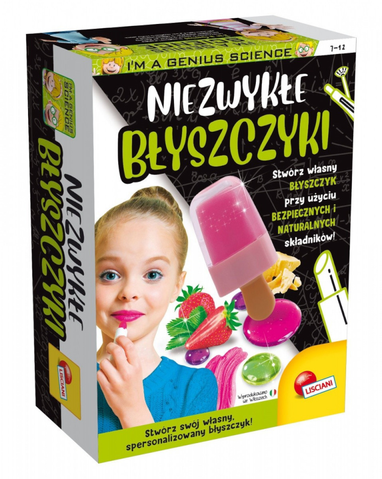 Lisciani Set scientific Im a Genius Niezwykłe lip gloss