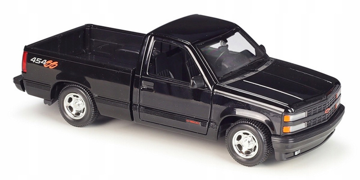 Maisto mudelauto Chevrolet 454SS Pickup 1993 must 1/24