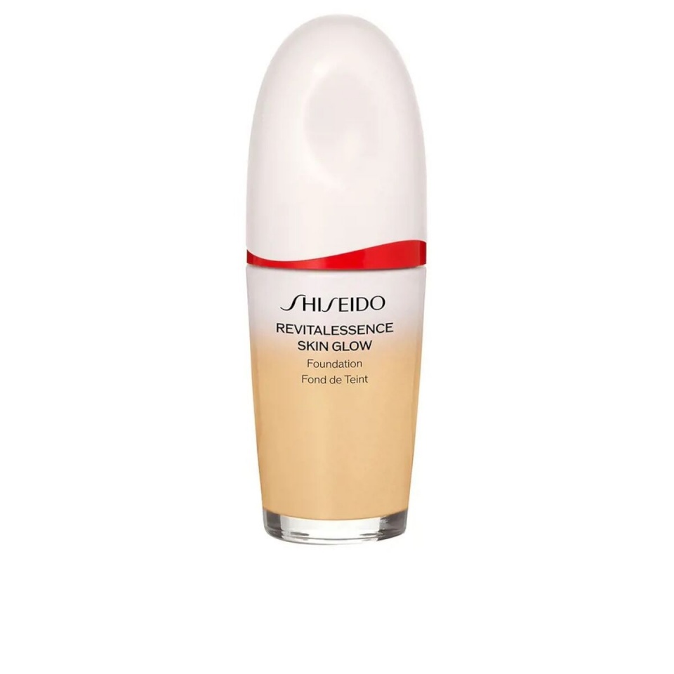 Shiseido jumestuskreem Revitalessence Skin Glow Foundation 30ml, 250 Sand, naistele