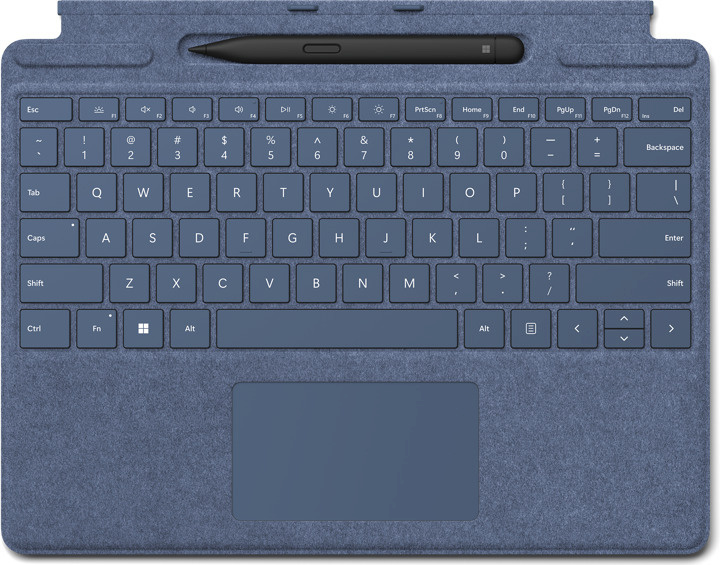 Microsoft klaviatuur Surface Pro Signature Keyboard, safiir + puutepliiats Surface Slim Pen 2, must