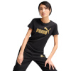 Puma T-särk naistele Ess Metallic No.1 Logo must 631536 51 suurus S