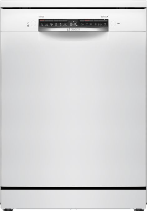 Bosch nõudepesumasin SMS4HVW00E Serie 4 Free Standing Dishwasher, 60cm, valge