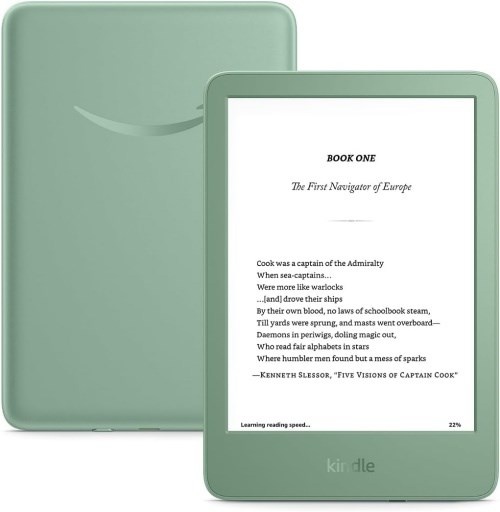 Amazon Czytnik E-booków New Kindle 11 6" 16GB Wi-Fi Matcha bez reklam