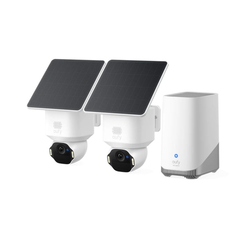Anker Eufy turvakaamera Anker Eufy SoloCam E42 2-Cam Kit (HomeBase 3) | 8 MP | F/1.6 | IP65 | Micro SD, Max. 128 GB