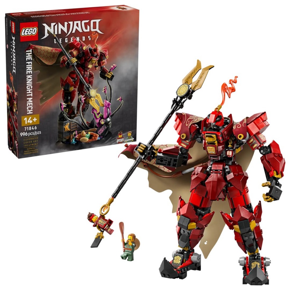 Lego klotsid NINJAGO 71846 The Fire Knight Mech
