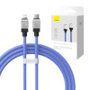 Baseus laadimiskaabel Fast Charging USB-C -> Lightning Coolplay Series 1m, 20W lilla