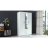 Top E Shop riidekapp ROMANA 120 BIEL bedroom wardrobe/closet 6 shelves 3 doors valge