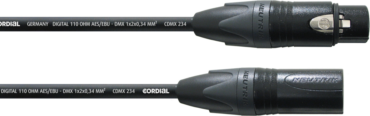 Südame mikrofoni kaabel AES/EBU XLR XLR, 1 m