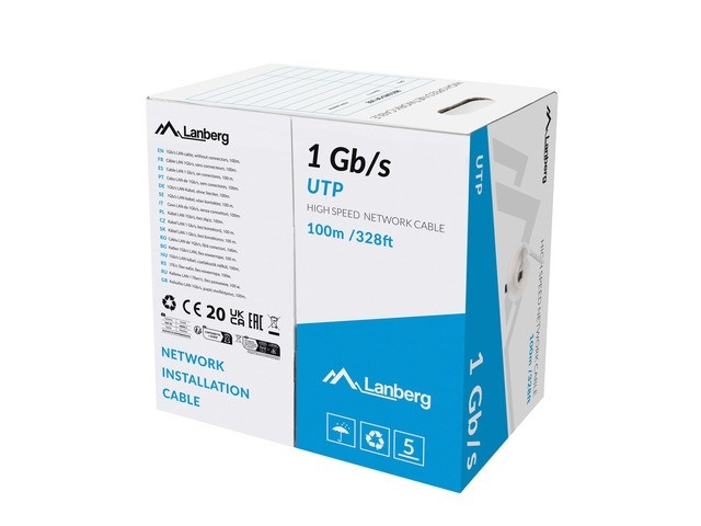 Lanberg võrgukaabel Cable LAN UTP 1GB/S CCA wire 100M hall