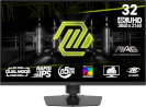 MSI monitor MAG 322URDF E16 - 320Hz Full HD | 160Hz 4K | Rapid IPS | 31.5"
