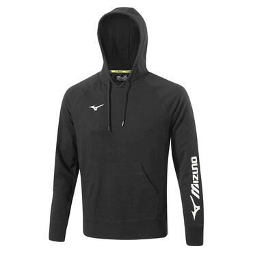 Mizuno dressipluus Terry Hoodie must - suurus XXL