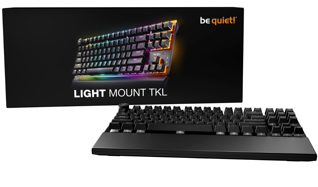 Be quiet! klaviatuur Keyboard Light Mount TKL Silent Linear