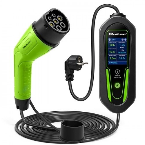 Qoltec elektriauto laadija Charger for EV and hybri ds 3.5kW 230V SCHUKO16A