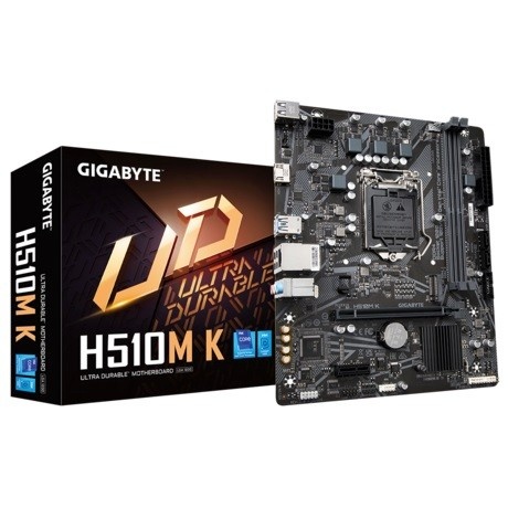 Gigabyte emaplaat H510M K, Intel, LGA1200, DDR4, mATX