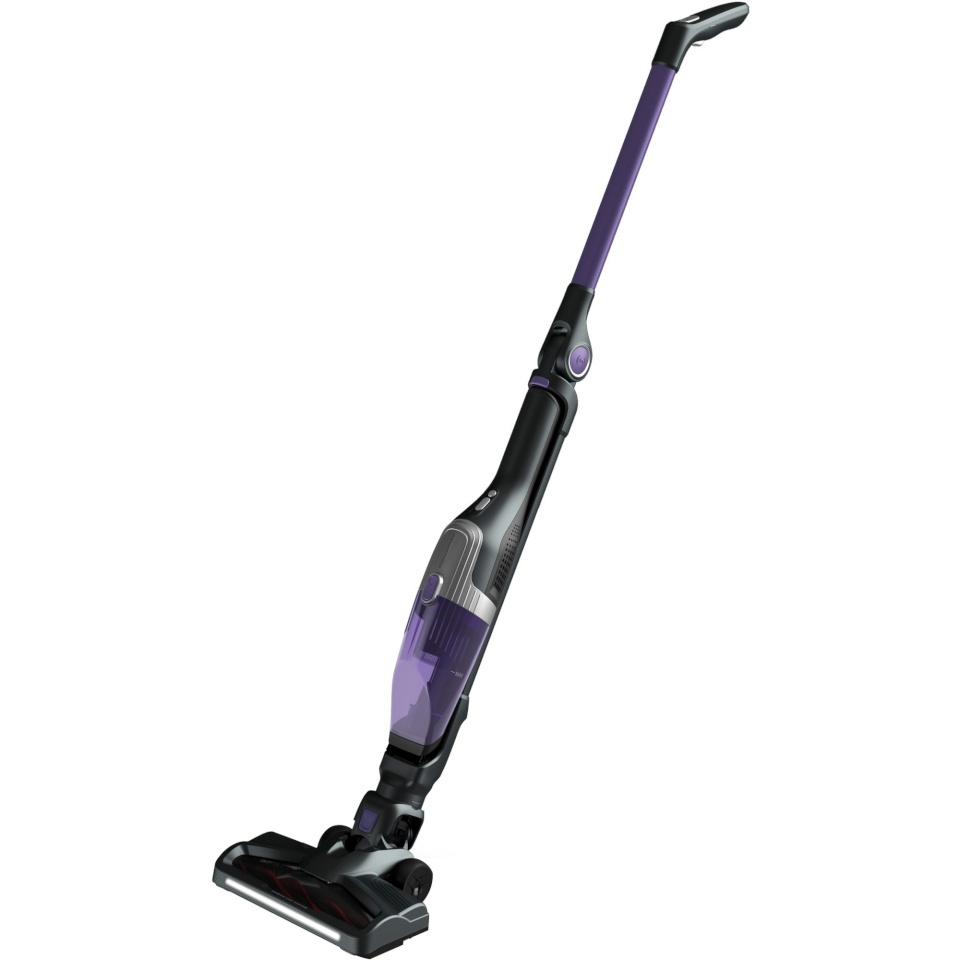 Rowenta varstolmuimeja Xtrem Compact 2-in-1 RH1238 Stick Vacuum Cleaner, must/lilla