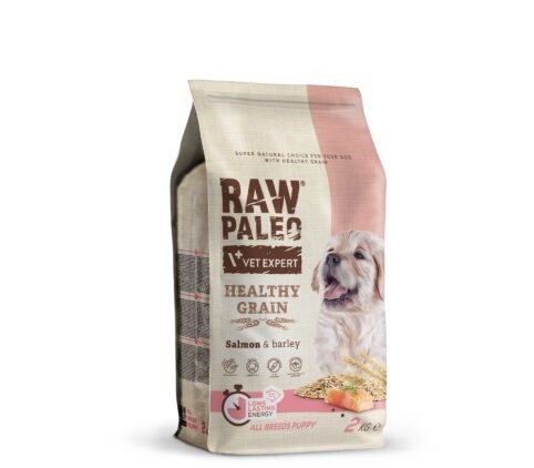 Vetexpert kuivtoit koerale Vet Expert Raw Paleo Healthy Grain Puppy Salmon and Barley​​, 2kg