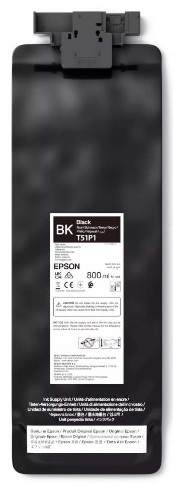 Epson UltraChrome GS3 T51P100, tindikassett Ink Pack, must