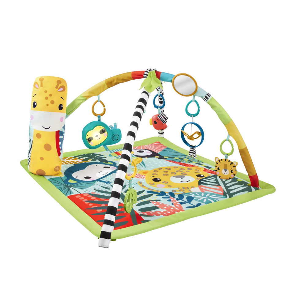 Fisher Price mängumatt 3in1 Rainforest Sensory Gym