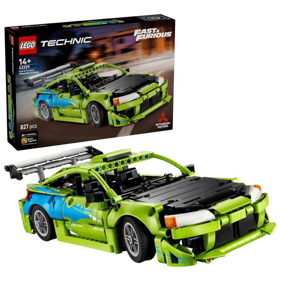 Lego klotsid Technic 42229 - Samochód Fast and Furious Mitsubishi Eclipse