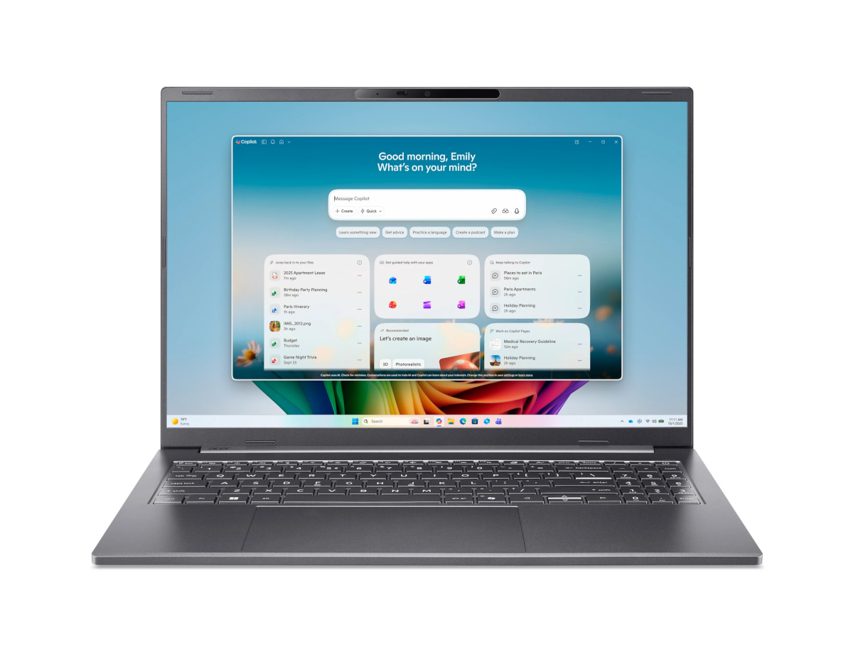 Acer sülearvuti Aspire 16 16" U9-386H 16GB RAM 512GB SSD, A16-I71M-96Q0 , Win 11 Home