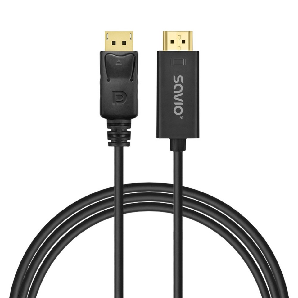 Savio kaabel DP-HDMI CL-183 1,5m,
