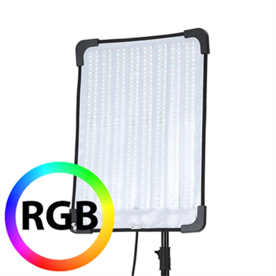 Falcon Eyes stuudiovalgus Flexibel RGB LED Panel RX-718 III-K1 62x47cm