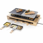 Bestron elektrigrill Raclette XL with Natural Grill Stone and Grill Plate ARG300BW