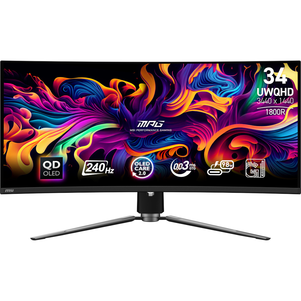 MSI monitor Oled 34"/mpg 341cqpx Qd-oled