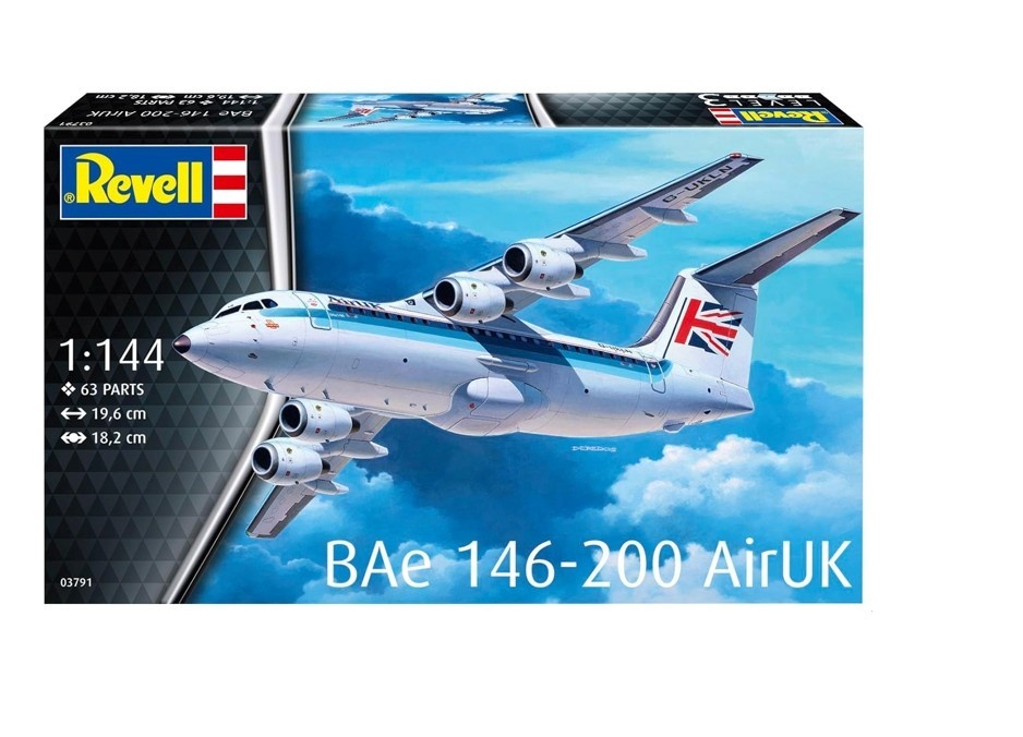 Revell Model plastikowy BAE 146 RJ85 1/144