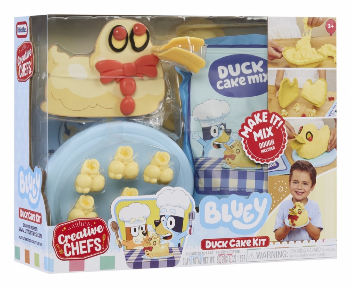 Little Tikes Plastic mass Creative Chefs Bluey Duck Cake Mix