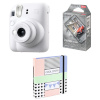 Fujifilm polaroidkaamera Instax Mini 12 Set clay valge + EP Film + Hama Album