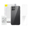 Baseus kaitsekest Case Crystal Series iPhone 12 clear + tempered glass + cleaning kit