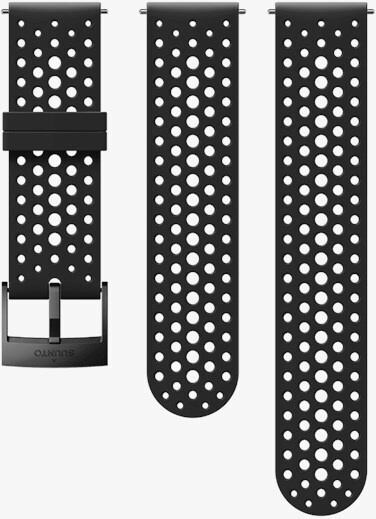 Suunto kellarihm Athletic 1 Silicone 24mm, must