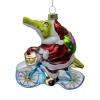 H4Y jõuluehe Joy Crocodile Bike, 11,7cm, klaas