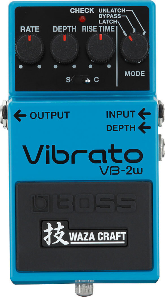 Boss kitarripedaal Waza Craft VB-2W vibratopedaal