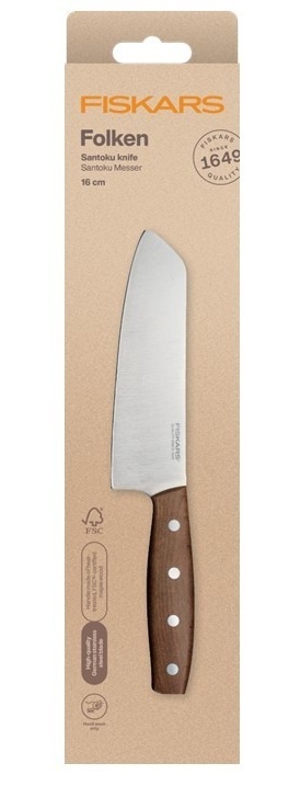Fiskars Santoku nuga Folken 16cm