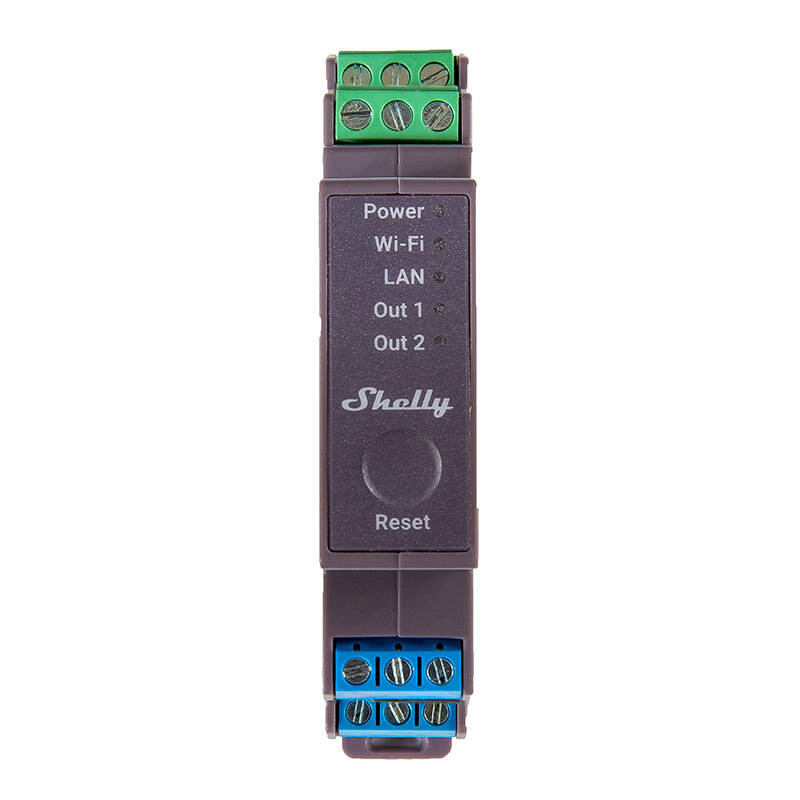 Shelly Dual-channel smart relay Pro 2