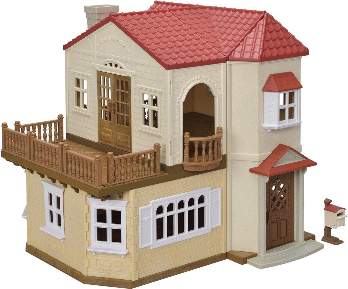 SYLVANIAN FAMILIES playset punane Roof Country Home | Sylvanian Families
