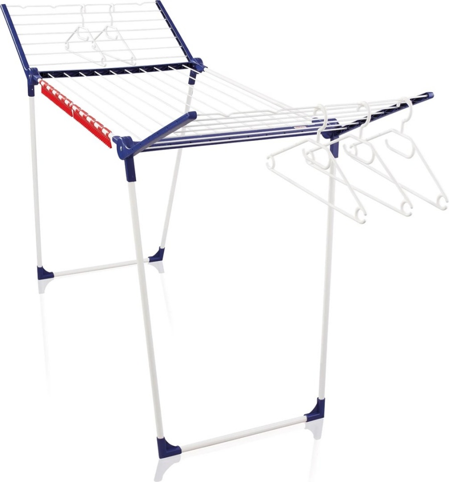 Leifheit pesukuivausrest 81520 Laundry Drying Rack Pegasus 200 Solid, sinine/valge