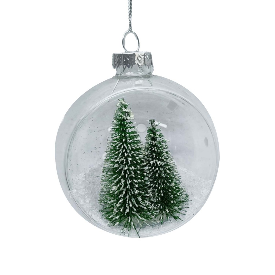 H4Y jõuluehe Joy Tree Green, 8cm, klaas