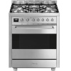 Smeg gaasipliit C7GPX9 Concerto, 5 x gaas, elektriahi, pürolüüs, 70 cm, roostevaba-teras