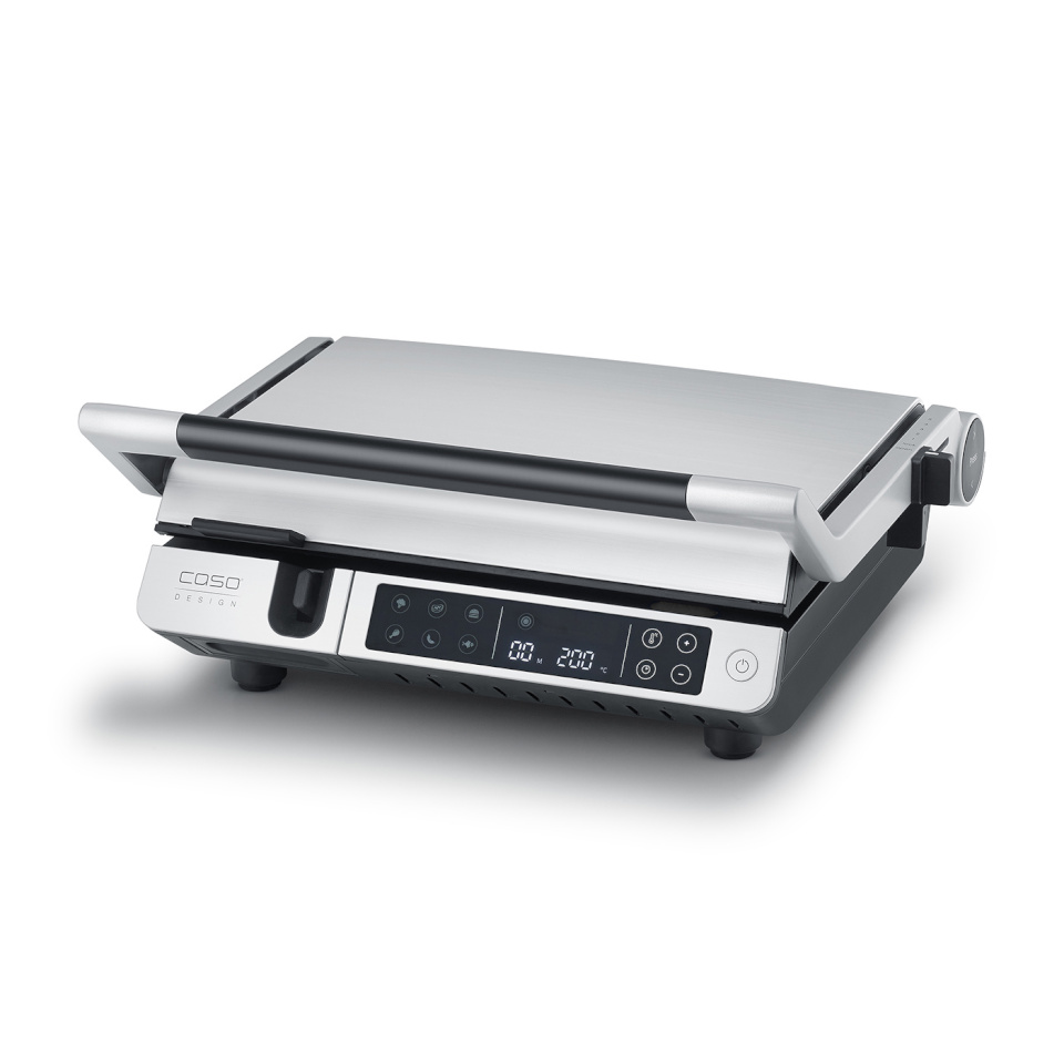 Caso elektrigrill Double Contact GrillWith Thermocontrol SteakMaster Pro Contact grill 2000W Stainless Steel/must