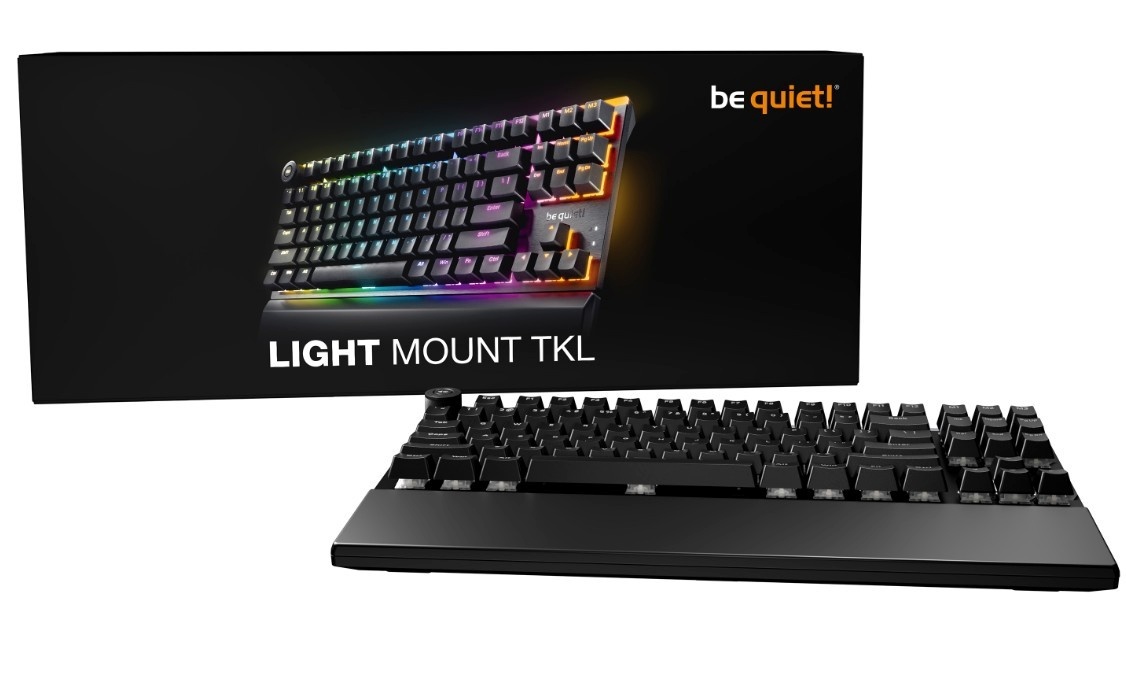 Be quiet! klaviatuur Keyboard Light Mount TKL Silent Tactile