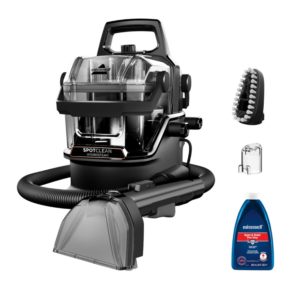 Bissell vaiba- ja polstripuhastaja 3697N SpotClean HydroSteam Portable Carpet and Upholstery Cleaner, must