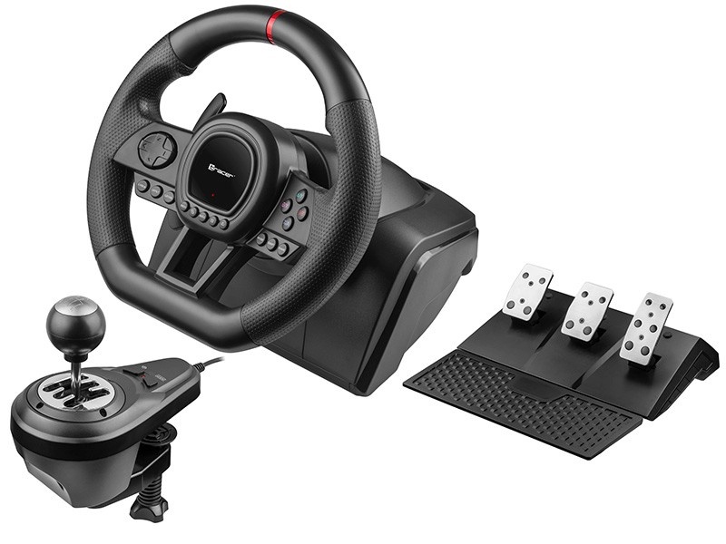Tracer Steering Wheel SimRacer Manual Gearbox 6in1 (PC PlayStation 4 PlayStation 3 Xbox One X360 SWITCH)