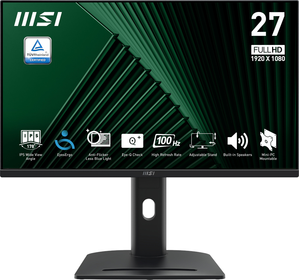MSI monitor PRO MP275PG - 100Hz | Full HD | 27" | IPS | 1ms