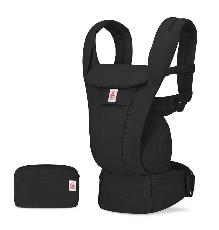 Ergobaby Omni Deluxe puuvillane kandekott, oonüksmust
