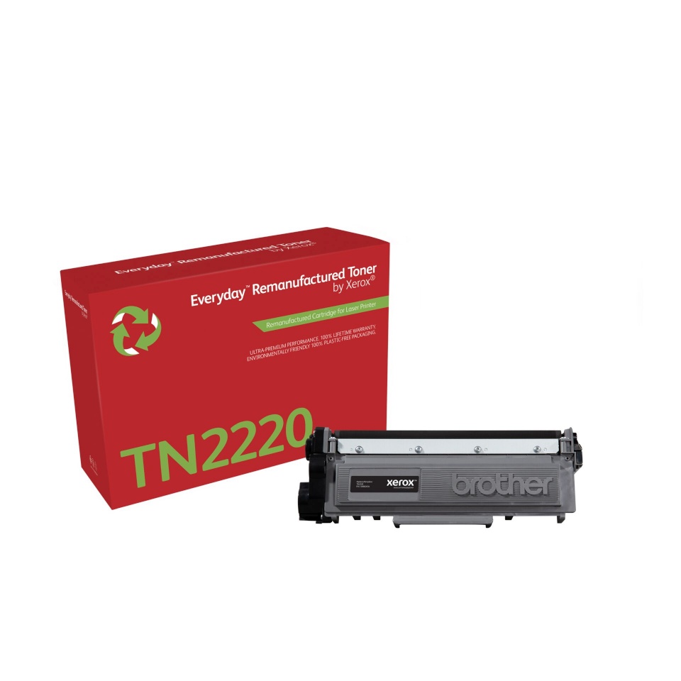 Xerox tooner Everyday Reman. ers. Brother TN2220 High Cap.
