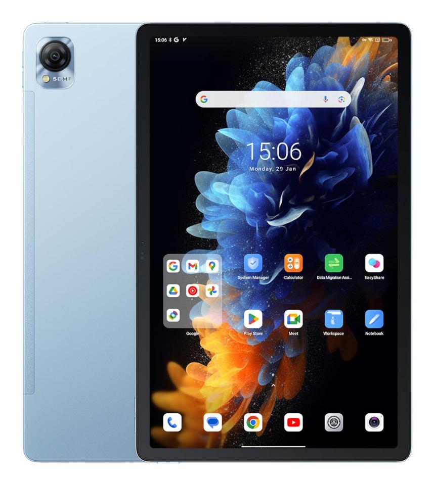 Blackview tahvelarvuti Tablet Mega1 11" 12GB RAM/256GB SSD Blue, sinine